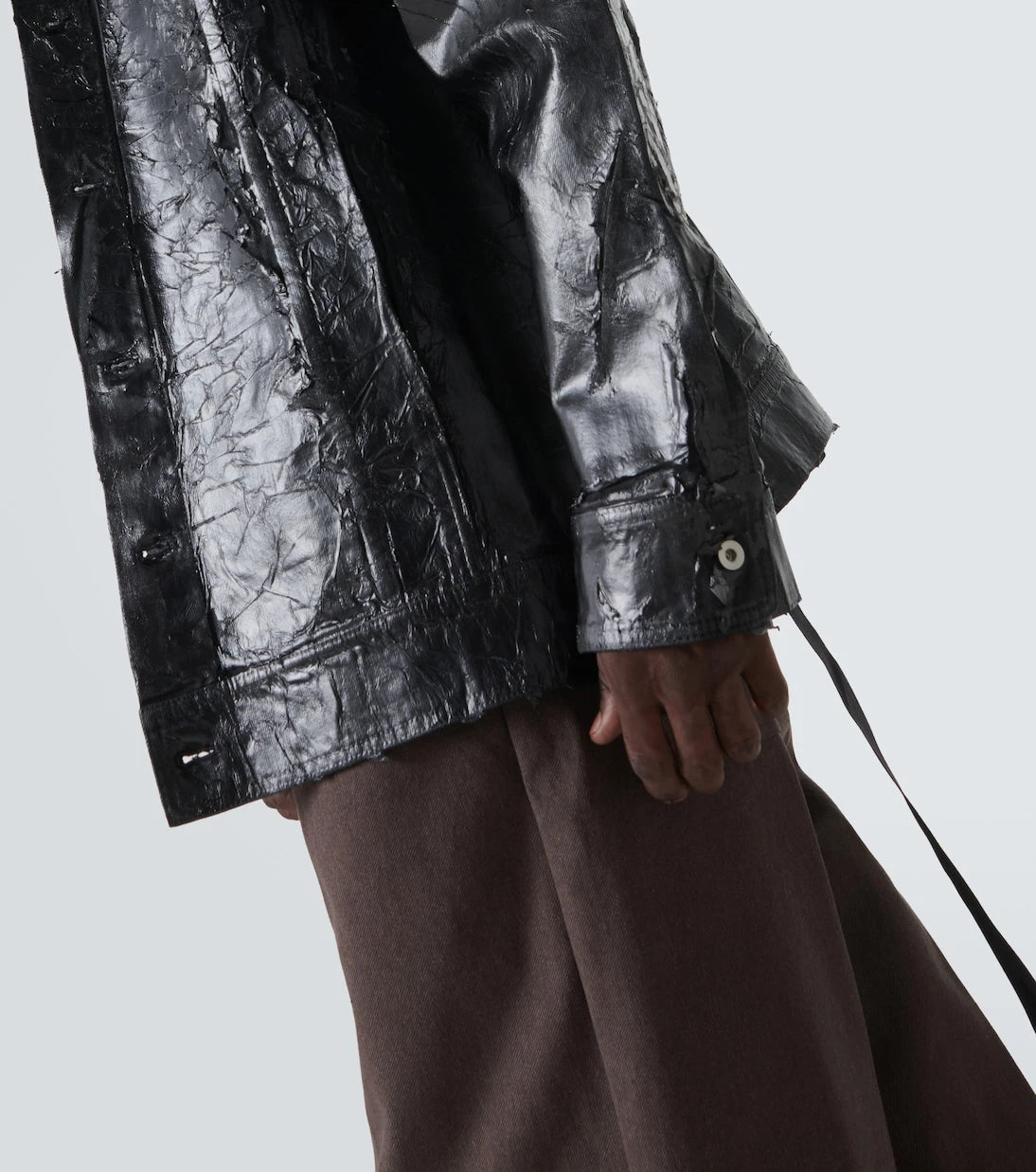 Rick Owens - Coated denim jacket