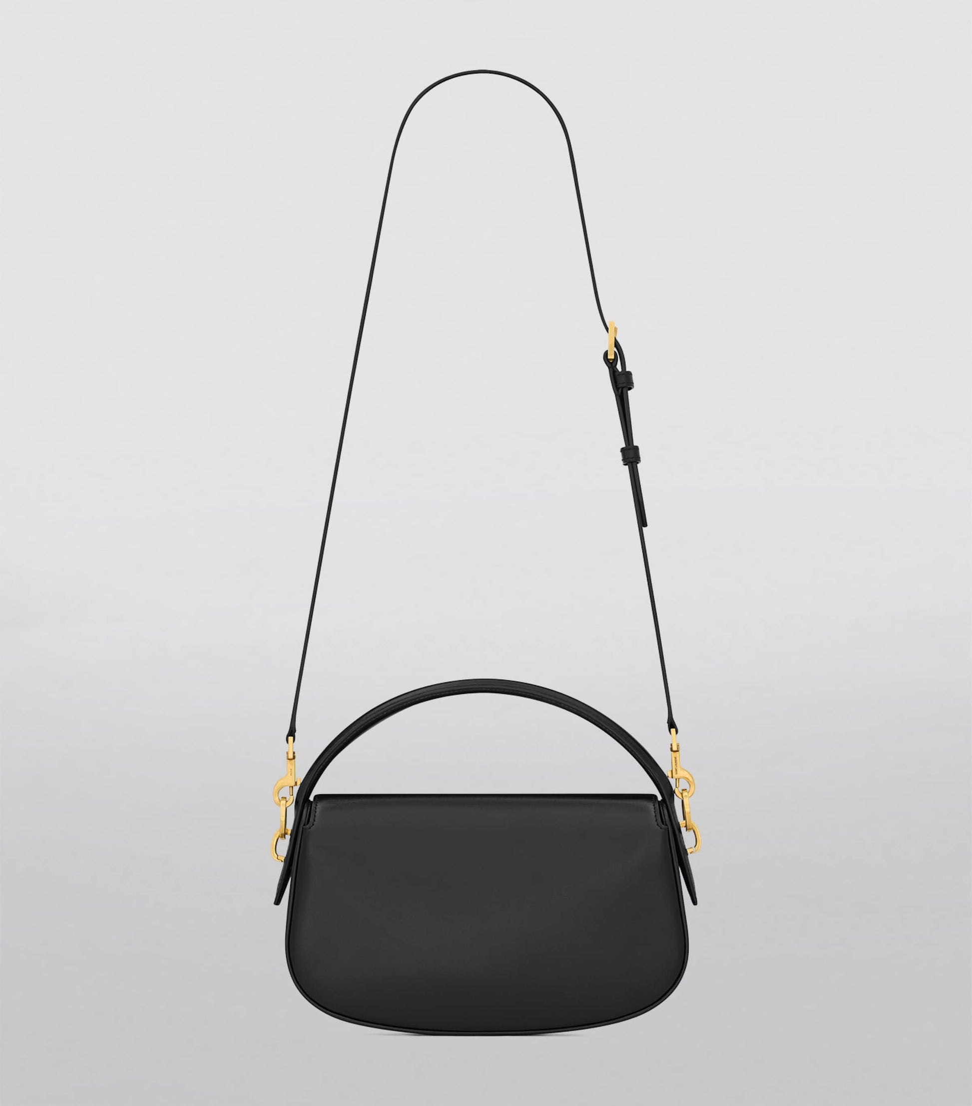 Saint Laurent Black Calfskin New Voltaire Crossbody Bag