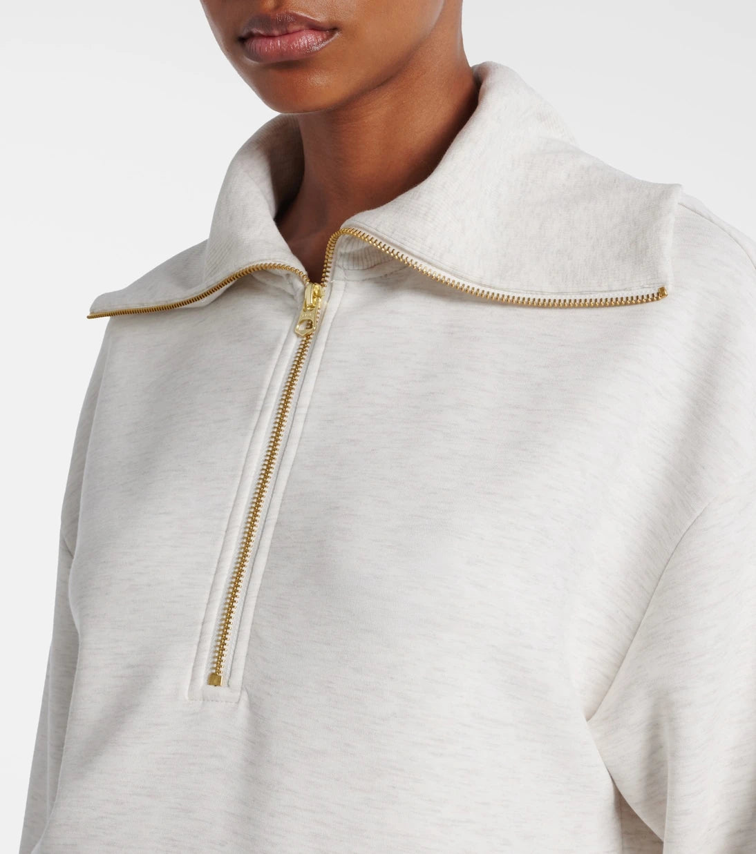Varley - Larson jersey zip-up sweatshirt