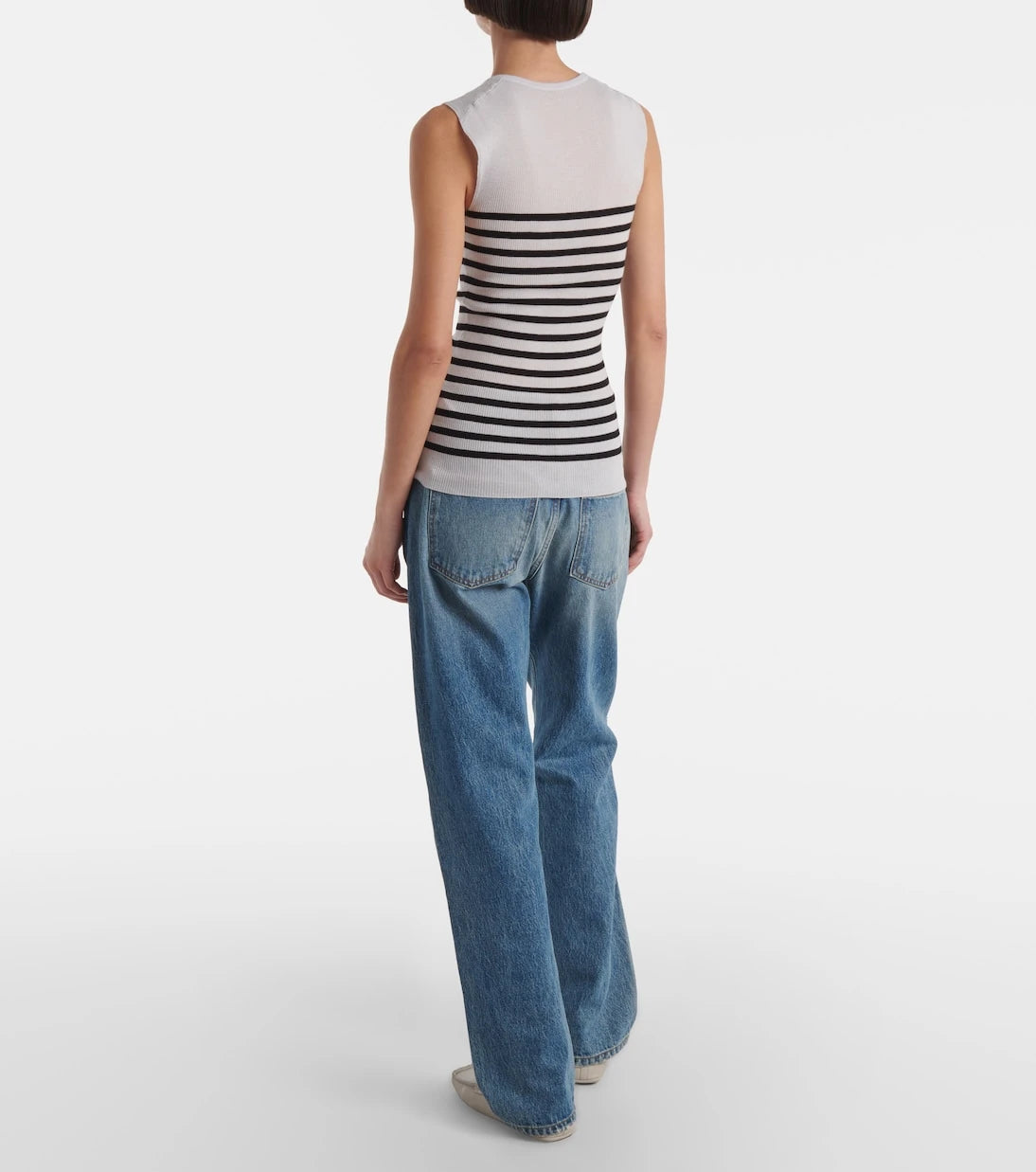 Khaite - Renato striped wool-blend top