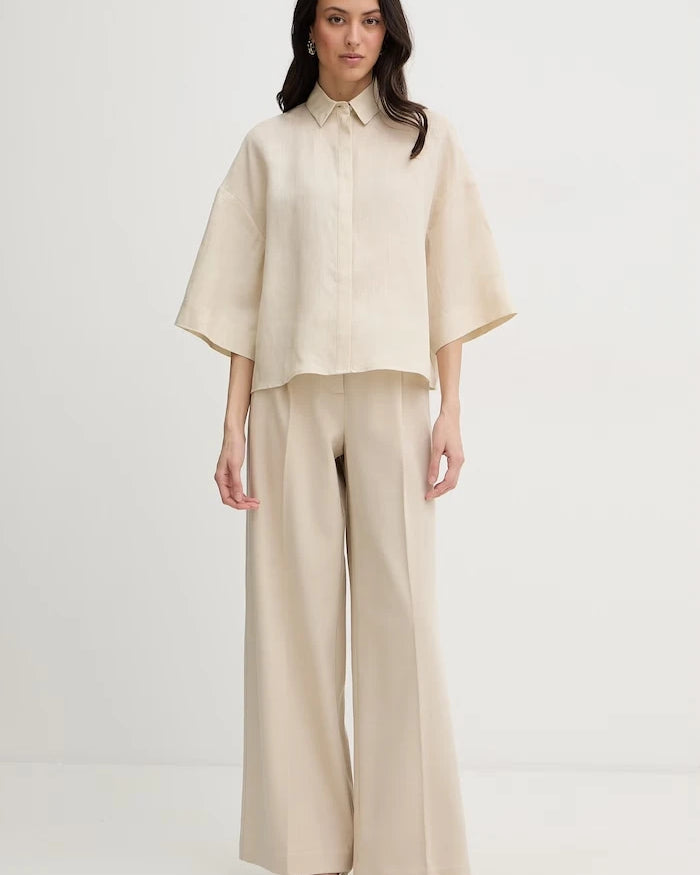 MM by Max Mara Риза дамска ленена RITO