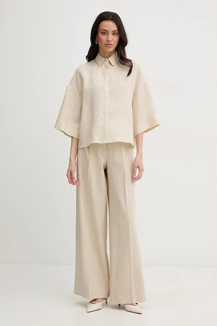 MM by Max Mara Риза дамска ленена RITO