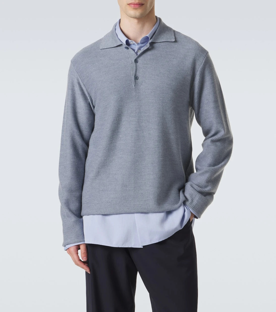 The Row - Bertram cashmere polo sweater