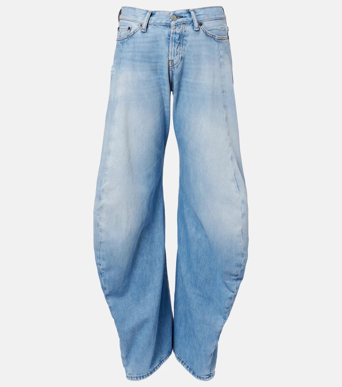Acne Studios - جينز واسع الساقين متضرر 2006F