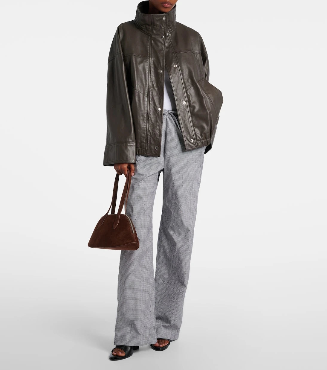Aesther Ekme - Cosmo suede bowling bag