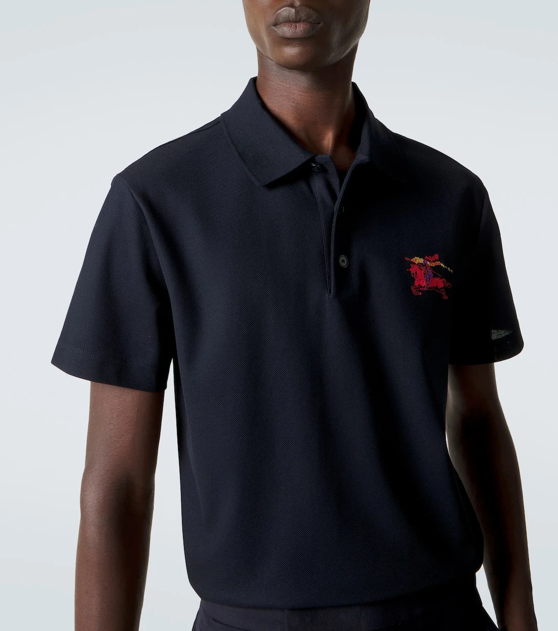 Burberry - EKD cotton piqué polo shirt