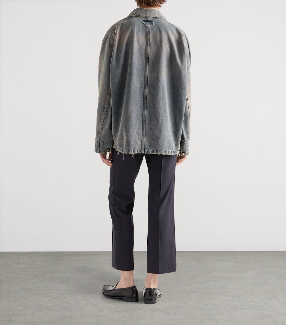 Blue Blouson Denim Jacket