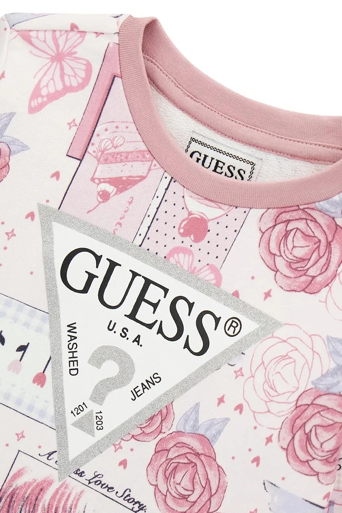 Guess суичър за деца от памук