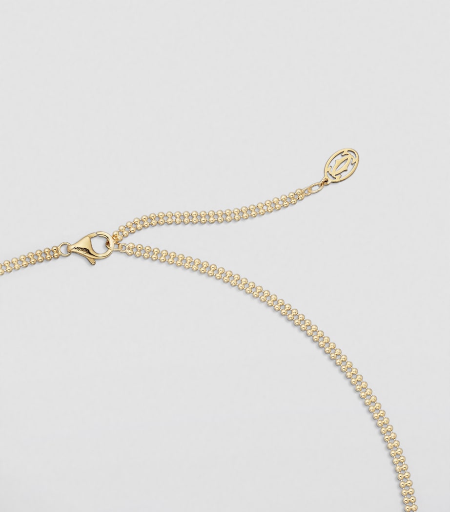 Mixed Gold and Diamond Trinity Necklace