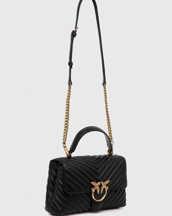 Pinko kadın deri crossbody çanta