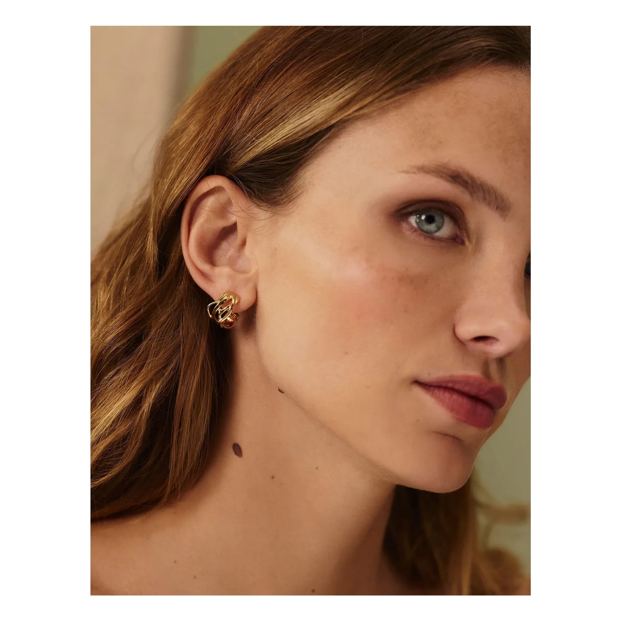 Louise Damas - Petites Créoles Nami | Gold