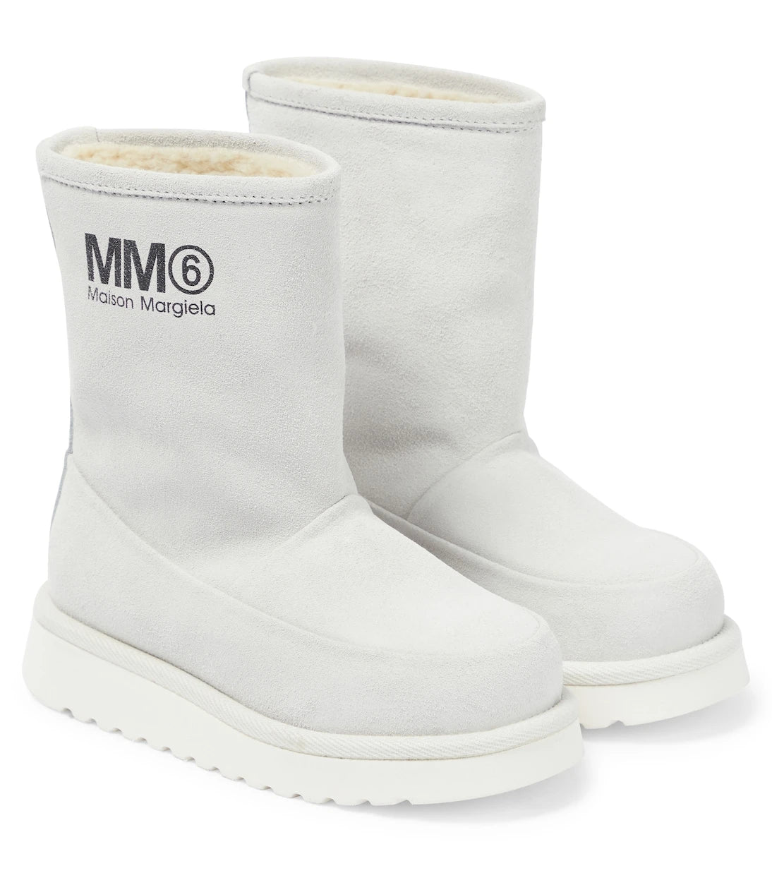 MM6 Maison Margiela Kids - Suede ankle boots