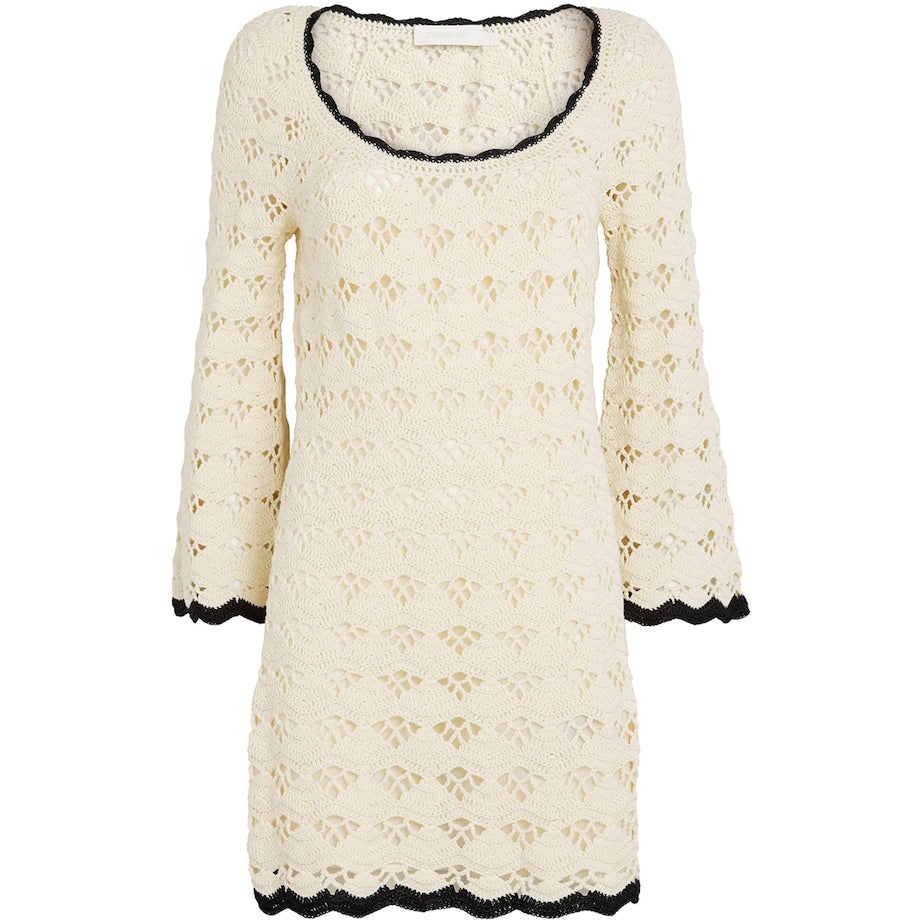 Cotton Crochet Rhiannon Mini Dress