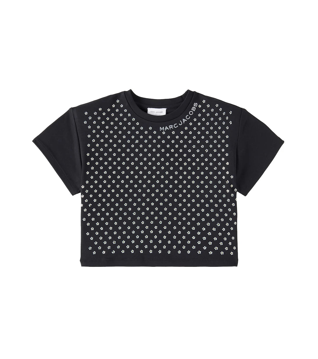 Marc Jacobs Kids - Floral embellished cotton T-shirt