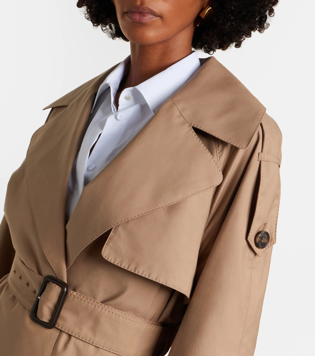 Max Mara - Clara cotton-blend gabardine trench coat