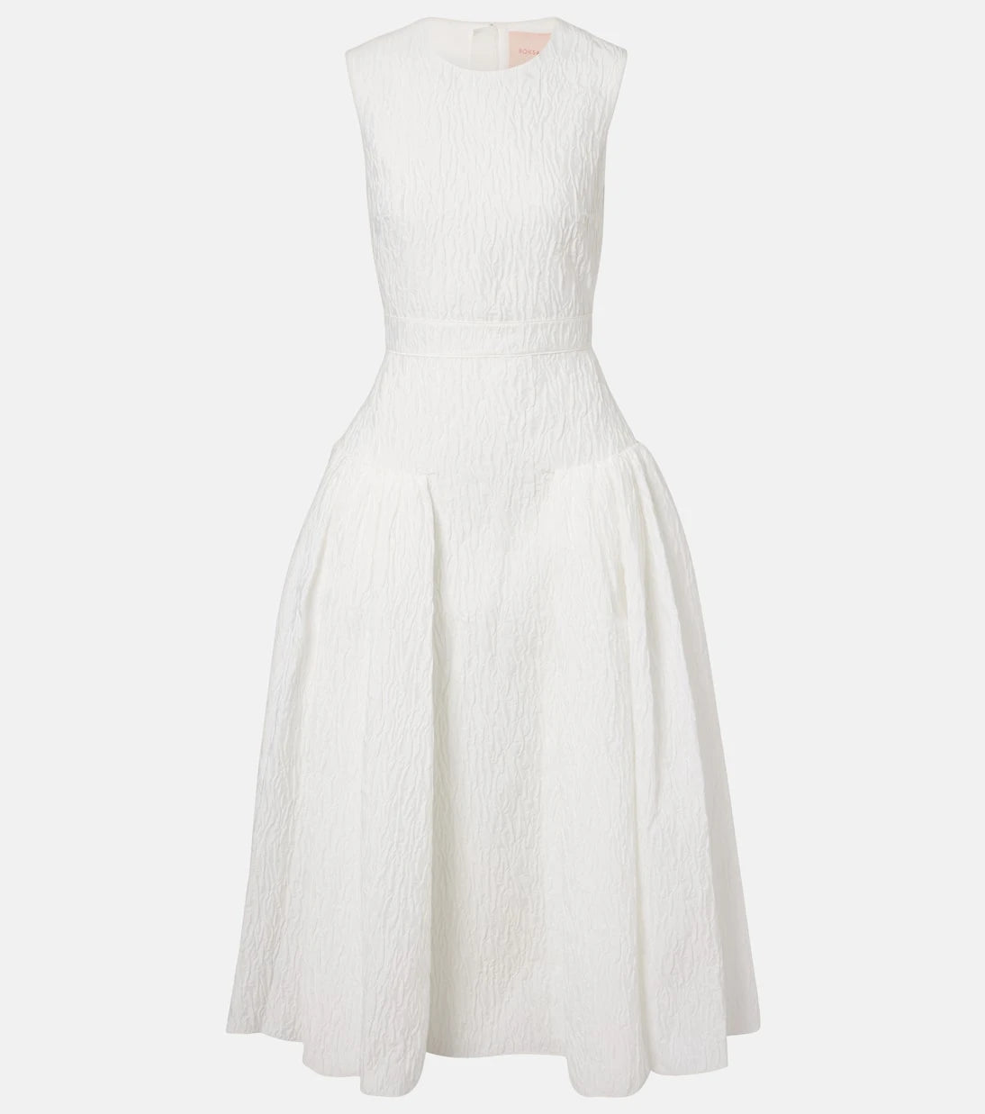 Roksanda - Bridal Aya cloqué midi dress
