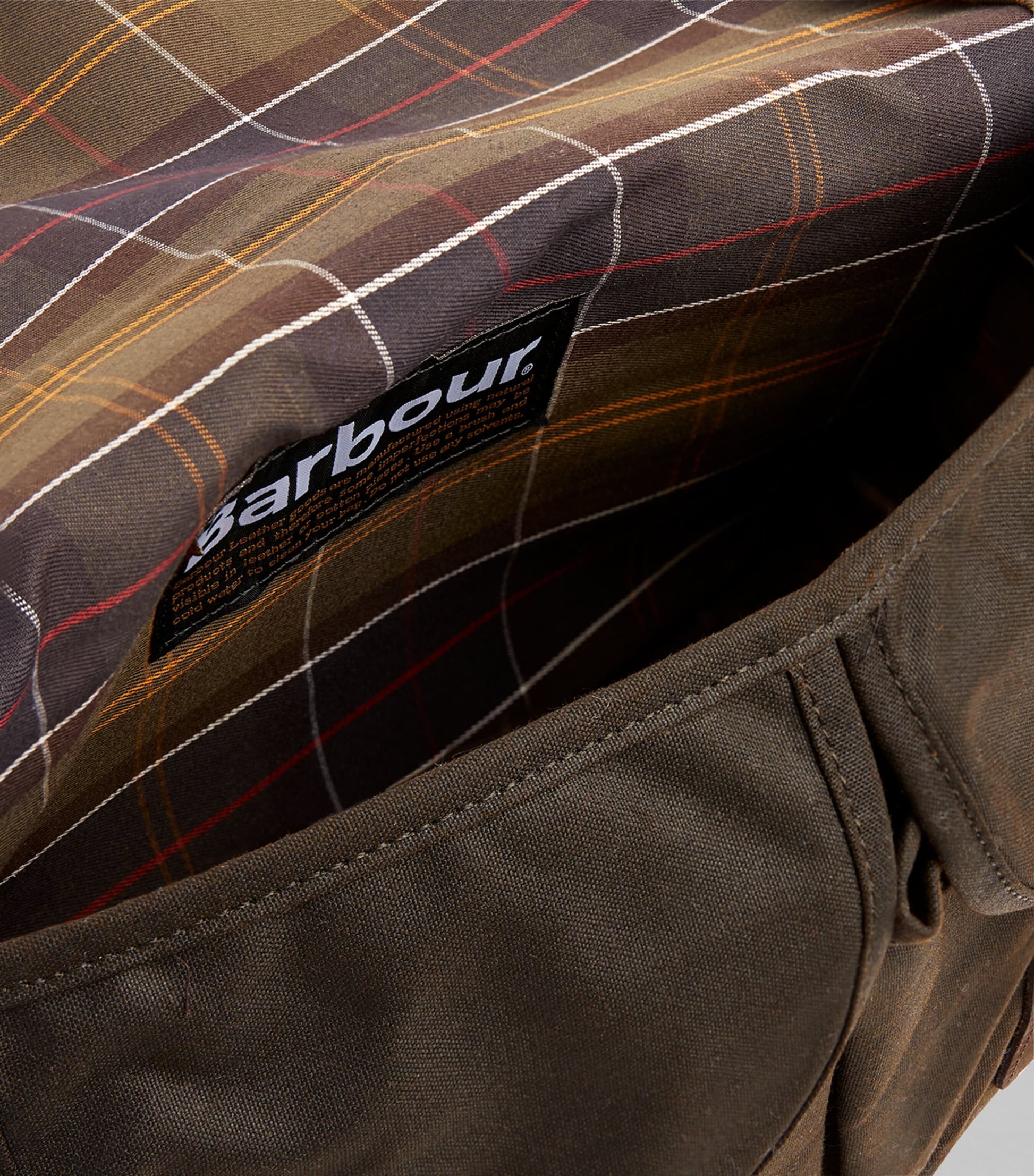 Barbour Waxed Tarras Messenger Bag