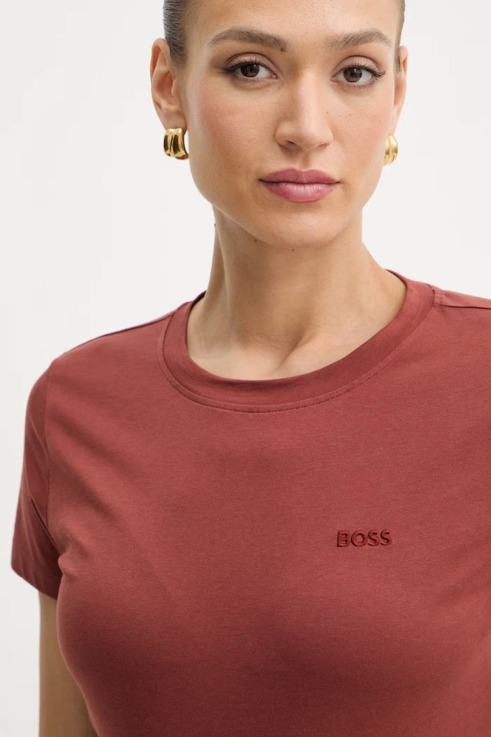 BOSS Orange basic kadın pamuklu T-shirt C Esogo 1