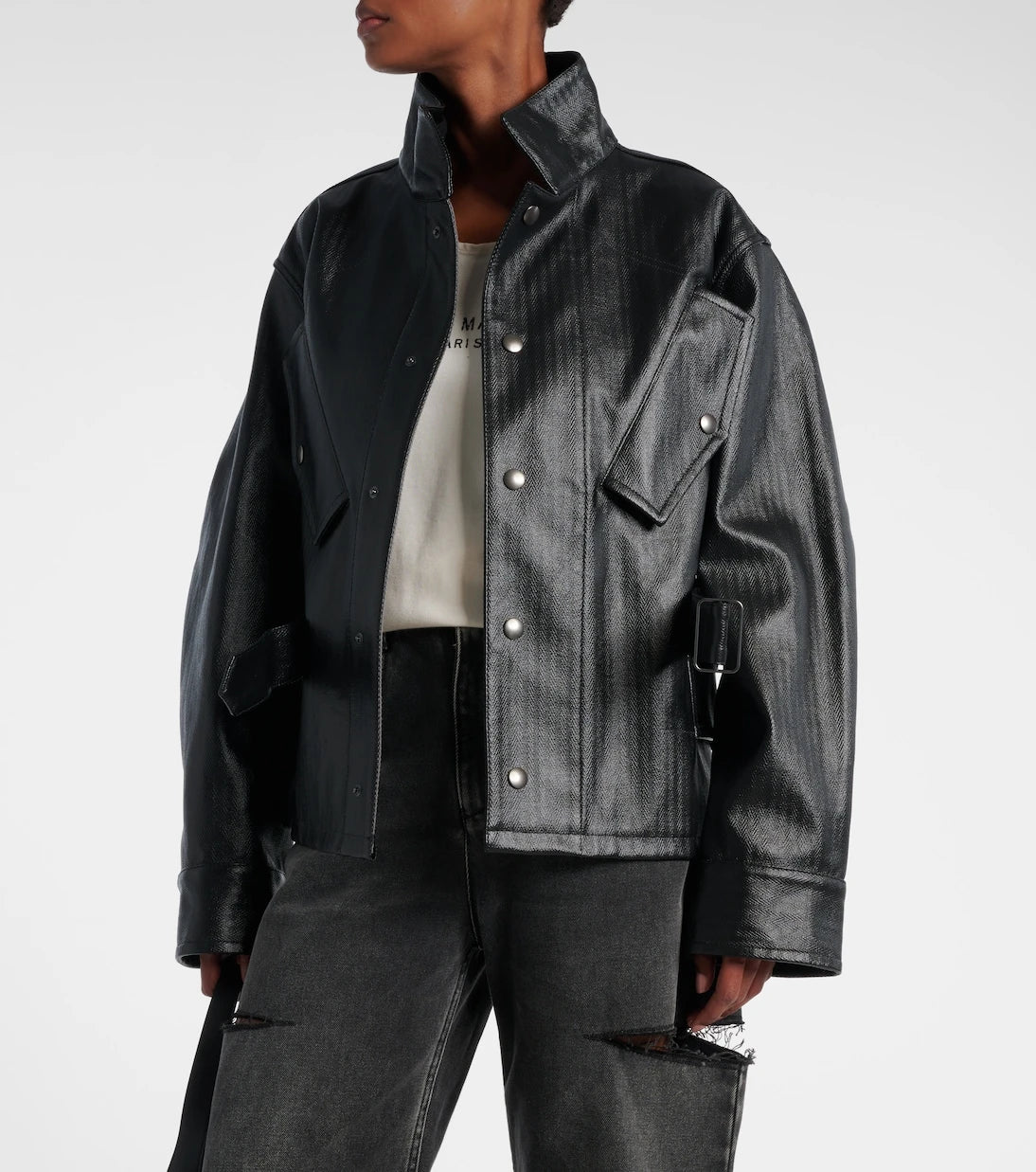 Maison Margiela - Herringbone cotton jacket