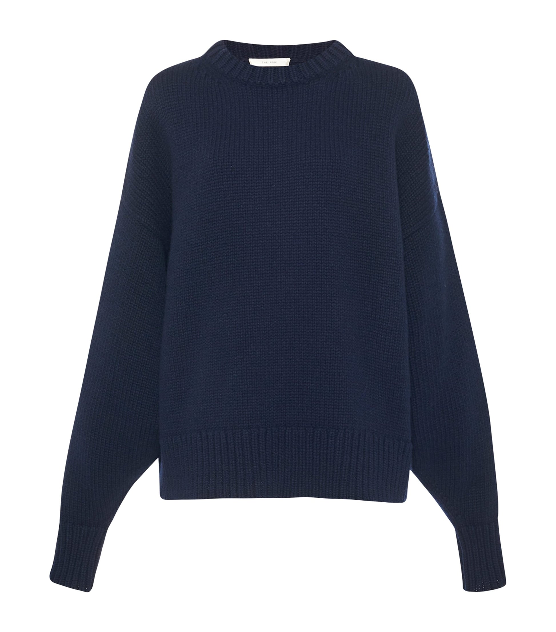 Navy Ophelia Wool-Cashmere Sweater