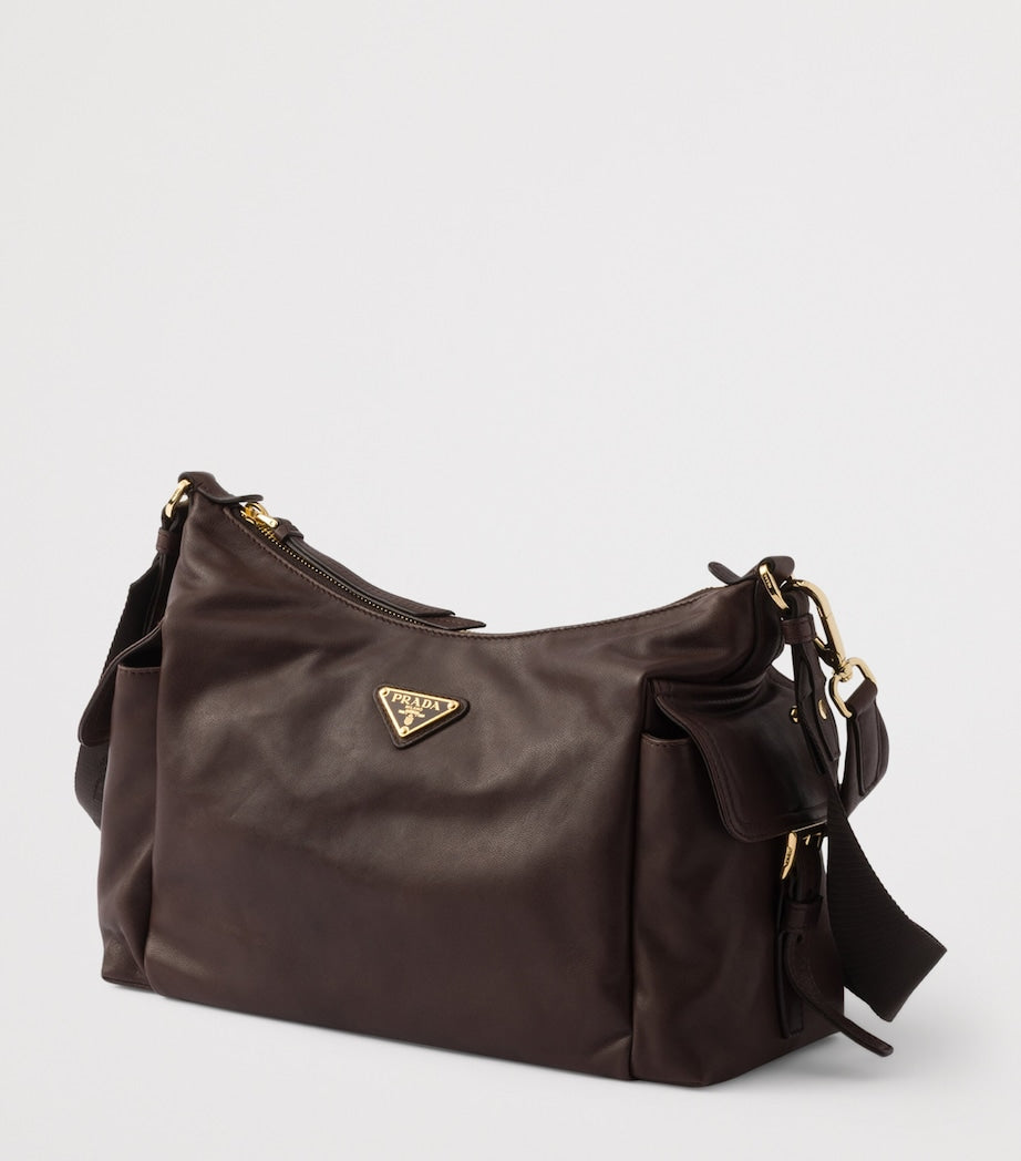 Lamb Leather Explore Shoulder Bag