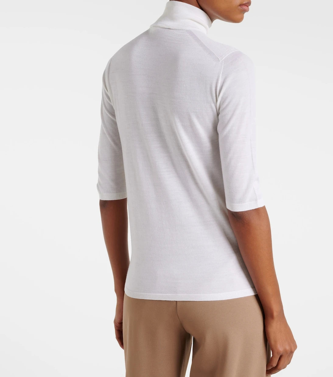 Max Mara - Boa virgin wool turtleneck top