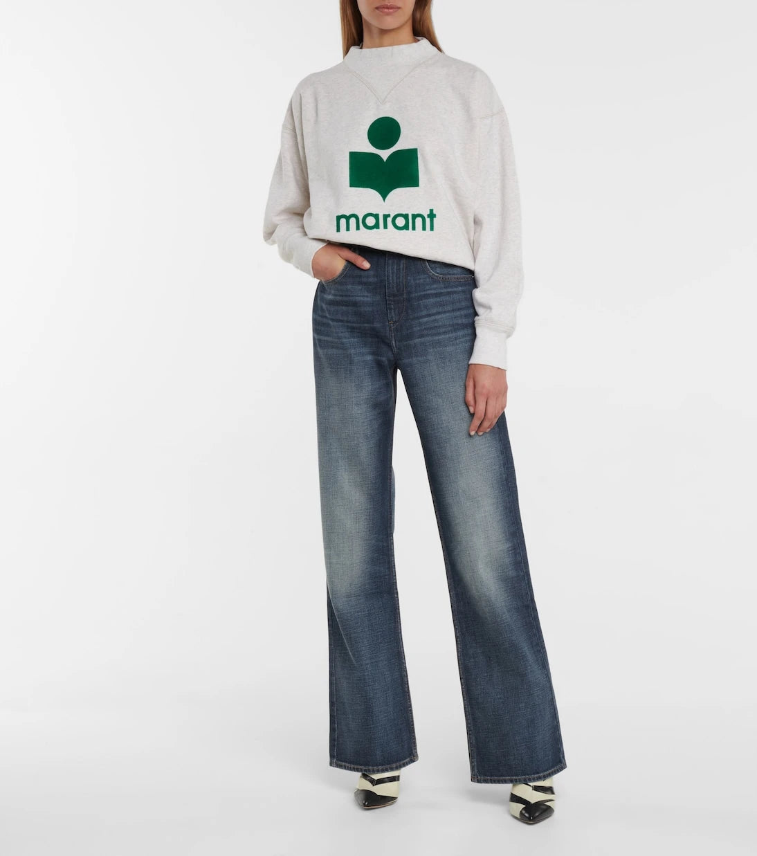 Marant Etoile - Belvira high-rise bootcut jeans