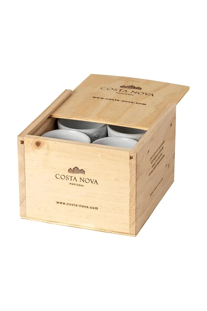 Комплект чаши за еспресо Costa Nova Grespresso Eco Gres 70 ml (8 броя)