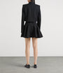 Givenchy Black Wool Mini Skirt