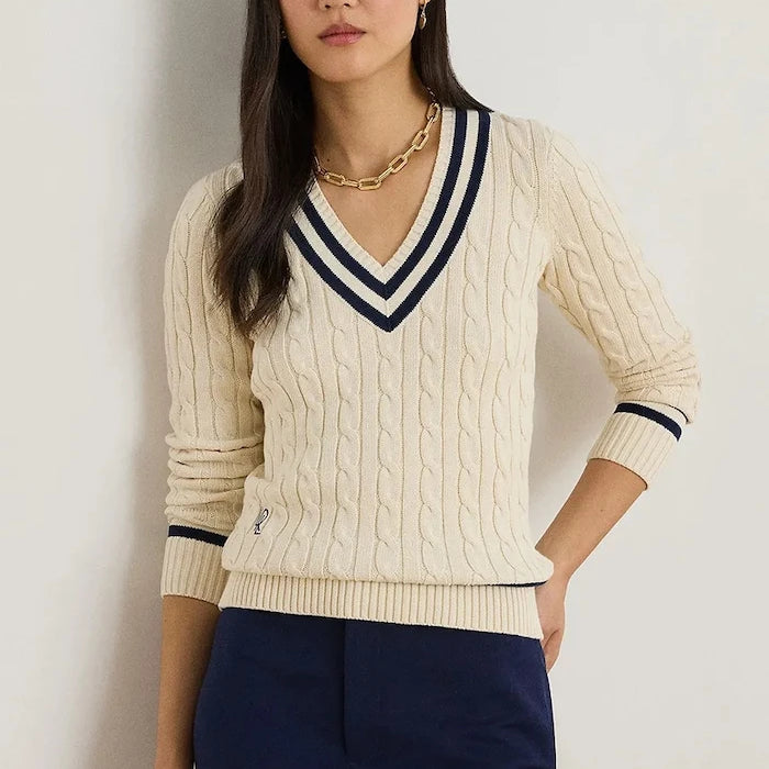 Lauren Ralph Lauren пуловер дамски от памук