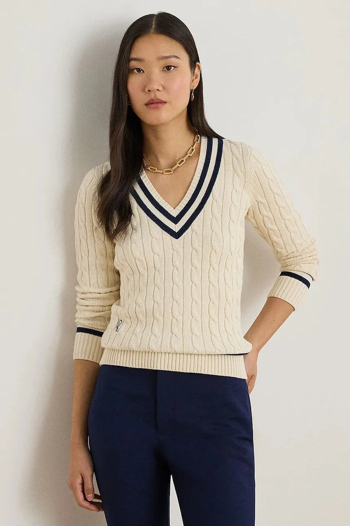 Lauren Ralph Lauren пуловер дамски от памук