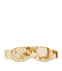Gold Silk Floral Eye Mask