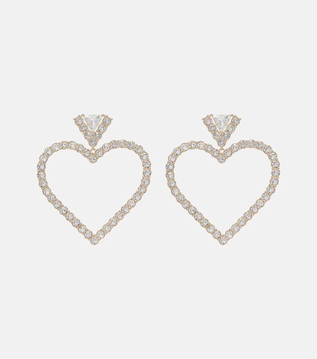 Valentino - Cœur Royal embellished earrings