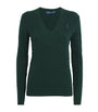 Polo Ralph Lauren Green Wool-Cashmere Kimberly Sweater