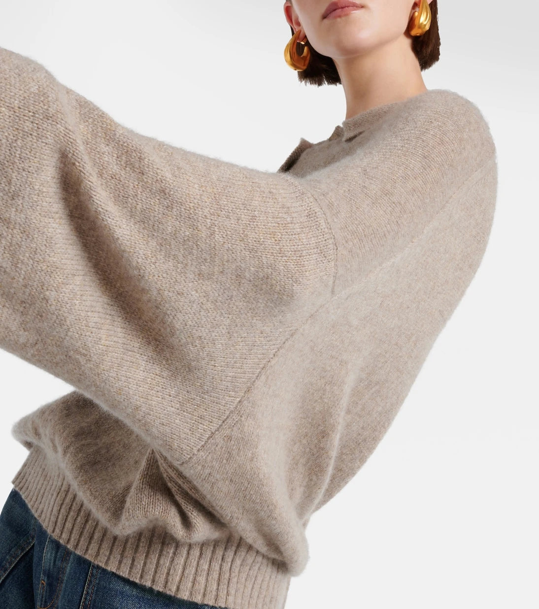 Khaite - Rene cashmere polo sweater