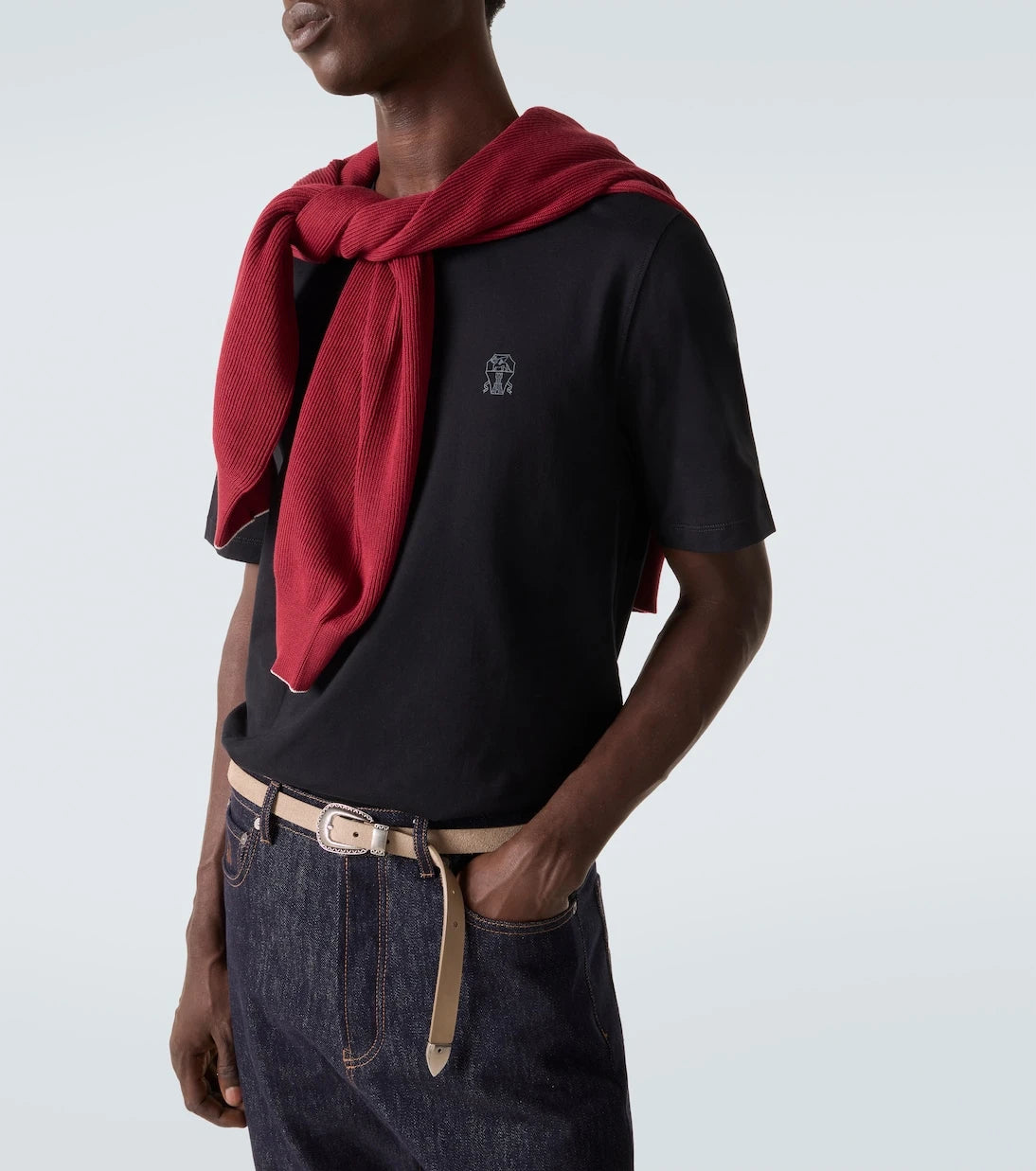 Brunello Cucinelli - Printed cotton jersey T-shirt