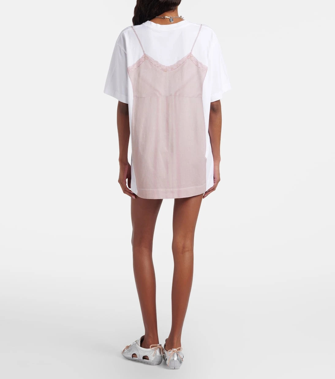 Simone Rocha - Trompe l’œil cotton jersey T-shirt