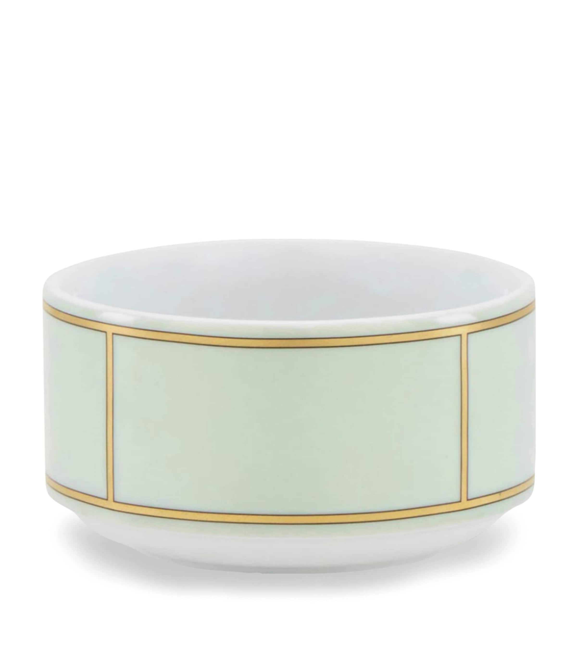 GINORI 1735 Porcelain Colonna Diva Verde Small Bowl (10cm)