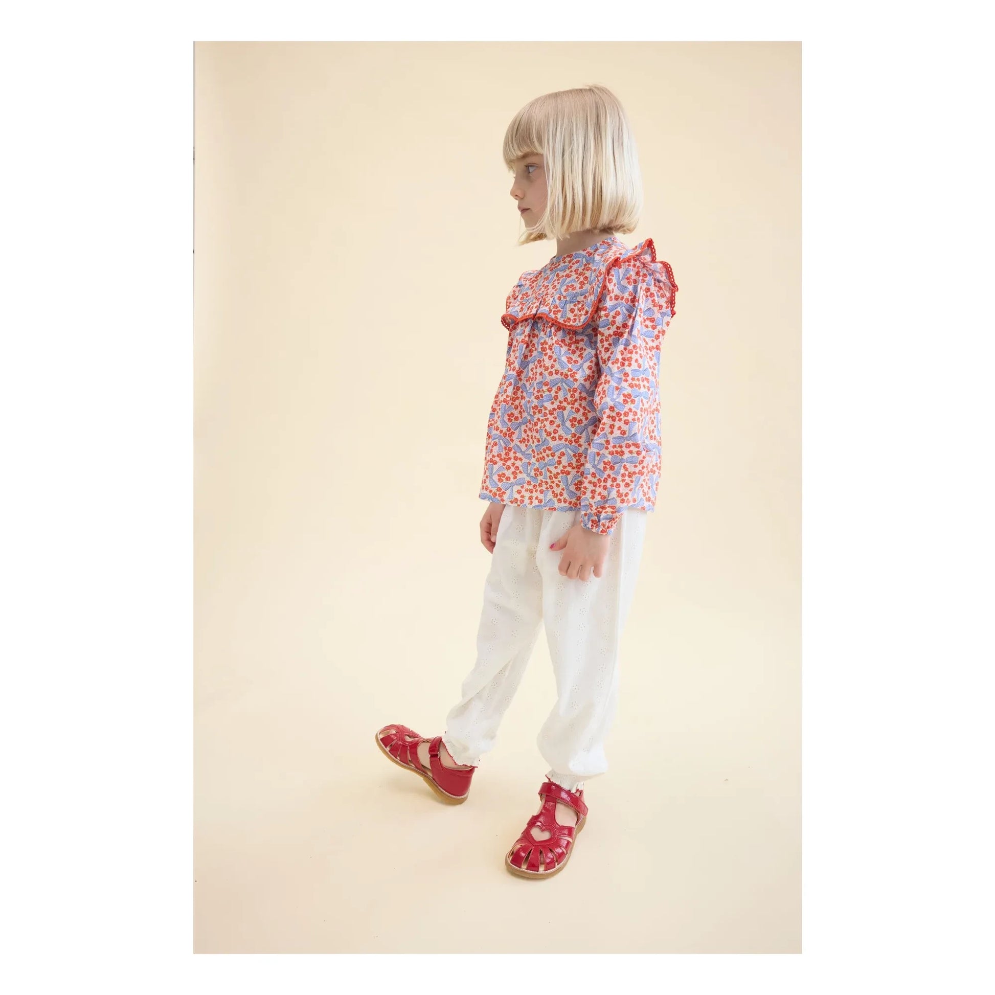 Flöss - Debbie Fleurie blouse | Red