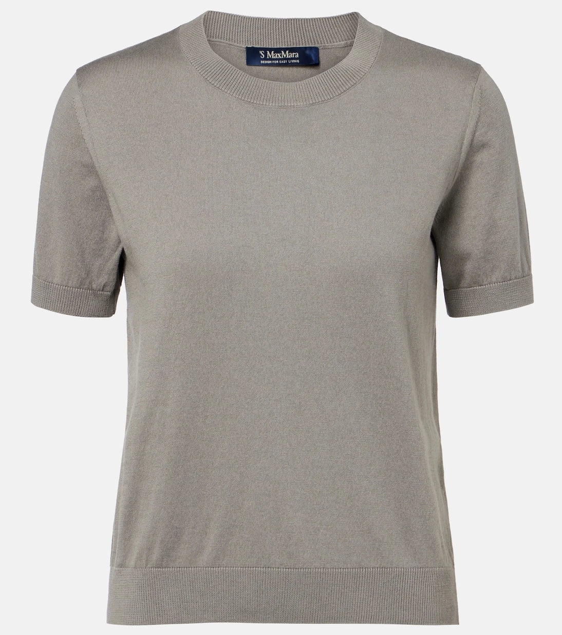'S Max Mara - Cotton, silk, and cashmere top