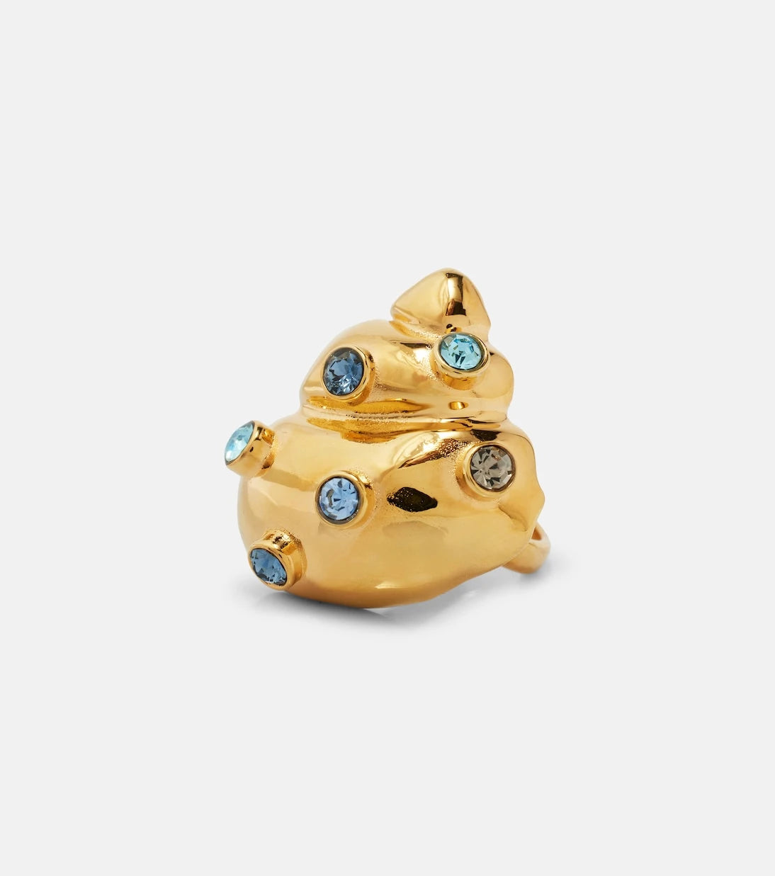 Oscar de la Renta - Seashell crystal-embellished ring