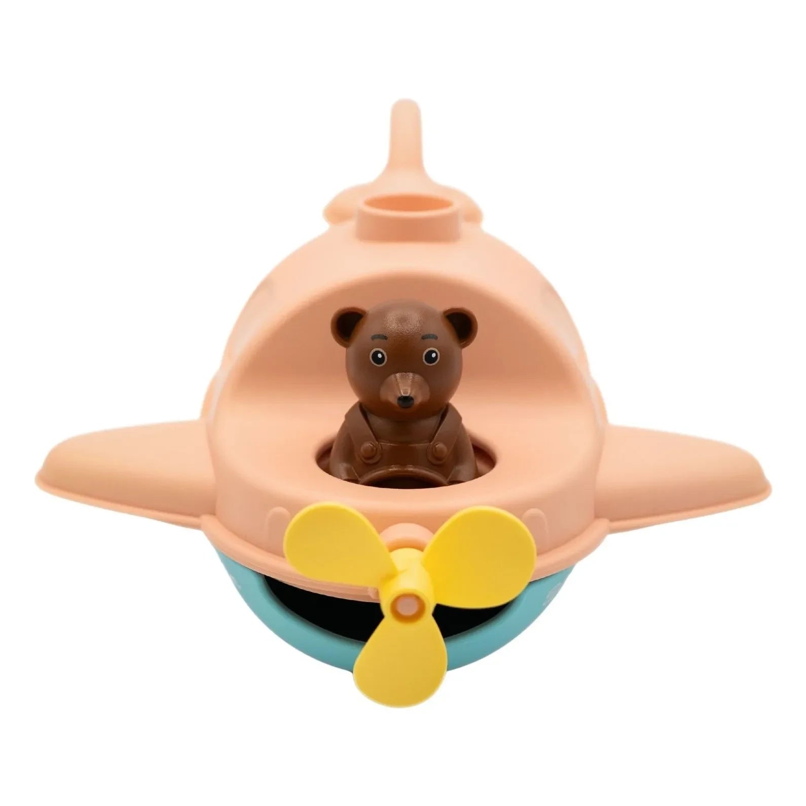 Simple - Bath floatplane - Single x Little Brown Bear | Peach