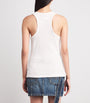 Jean Paul Gaultier White Cotton Buckle-Detail Tank Top
