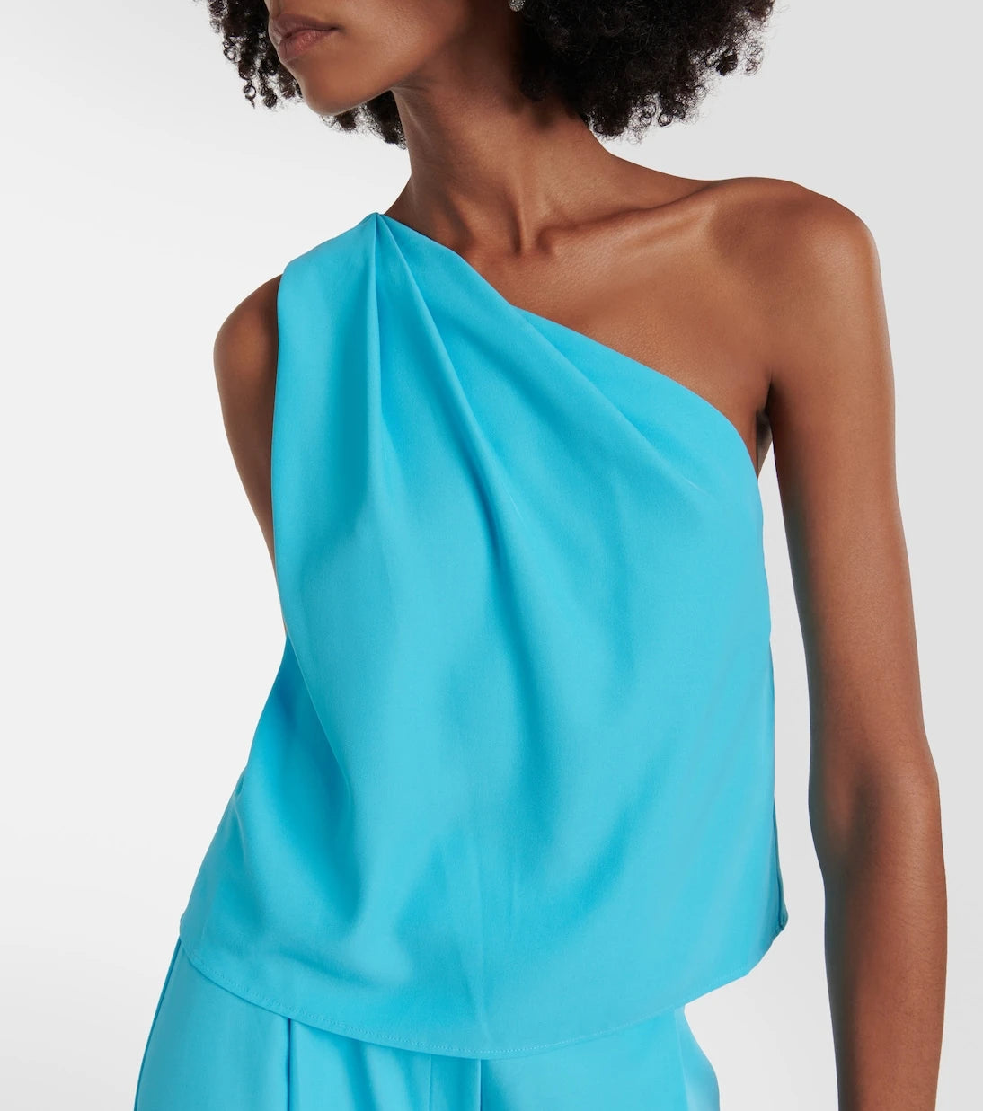 The Sei - One-shoulder crêpe top