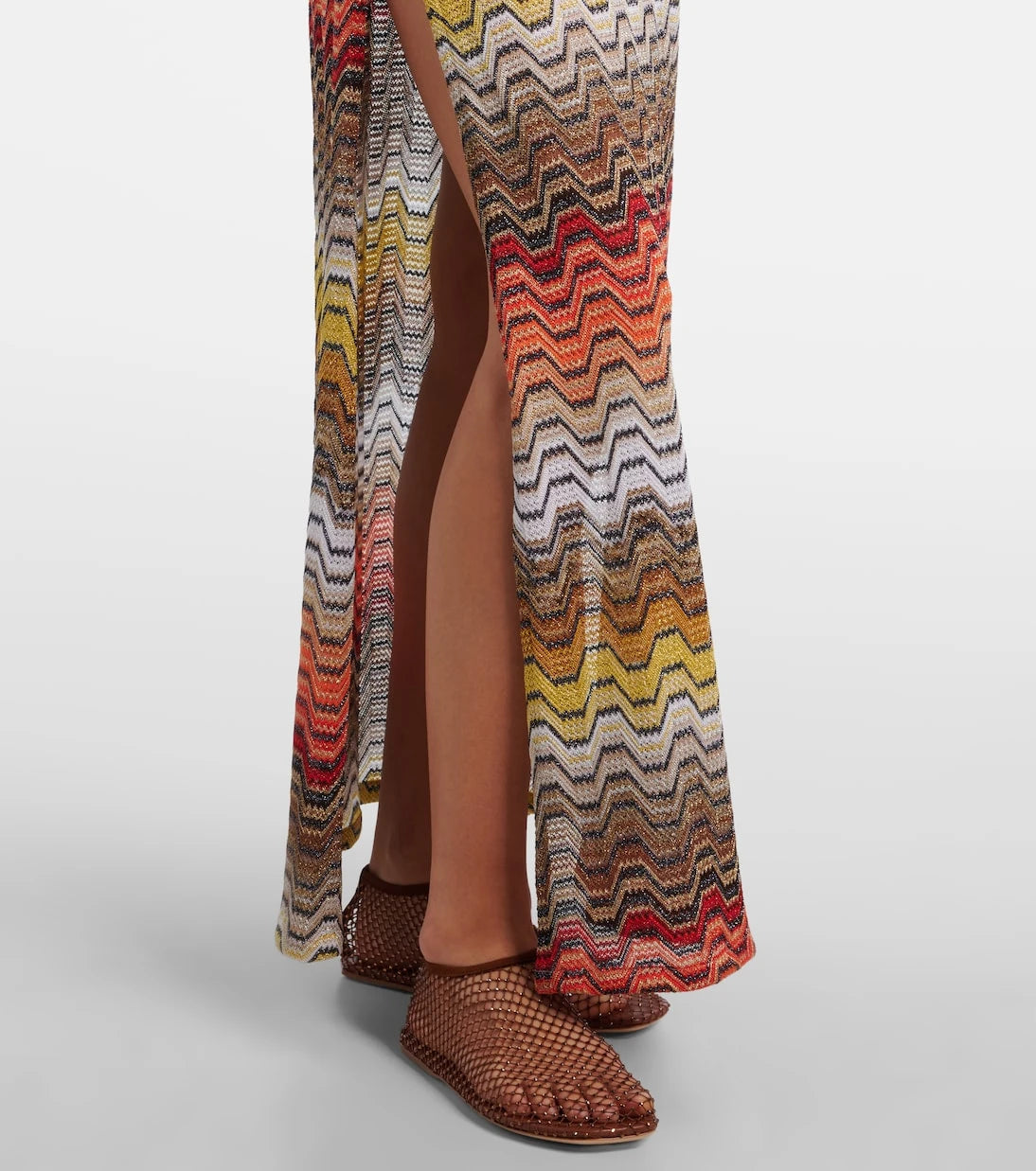 Missoni - Wave lamé beach dress