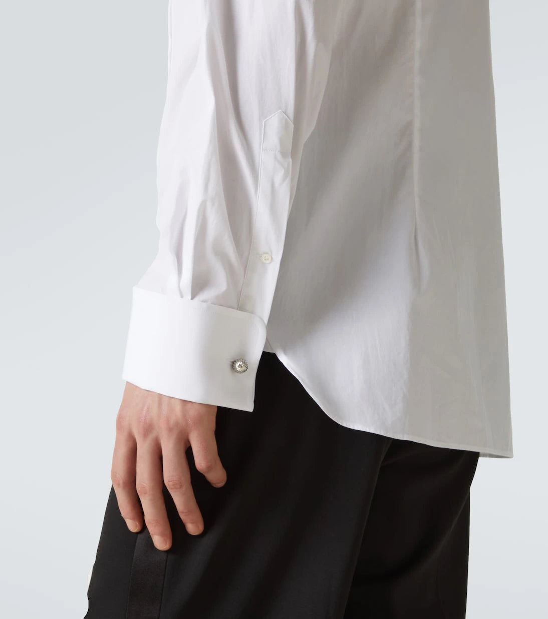Tom Ford - Cotton voile tuxedo shirt