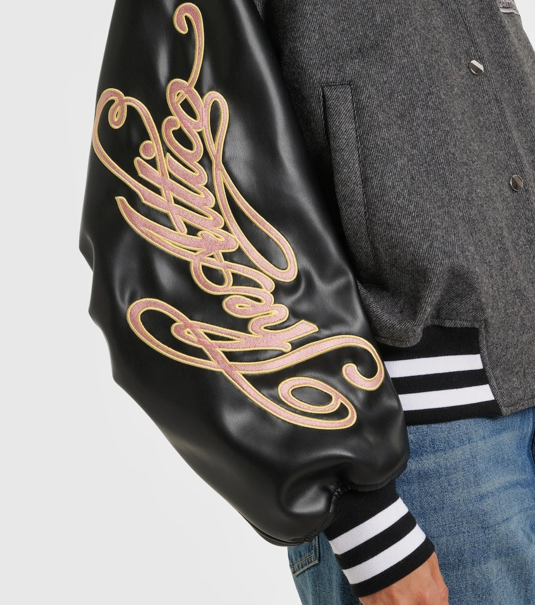 The Attico - Wool-blend varsity jacket