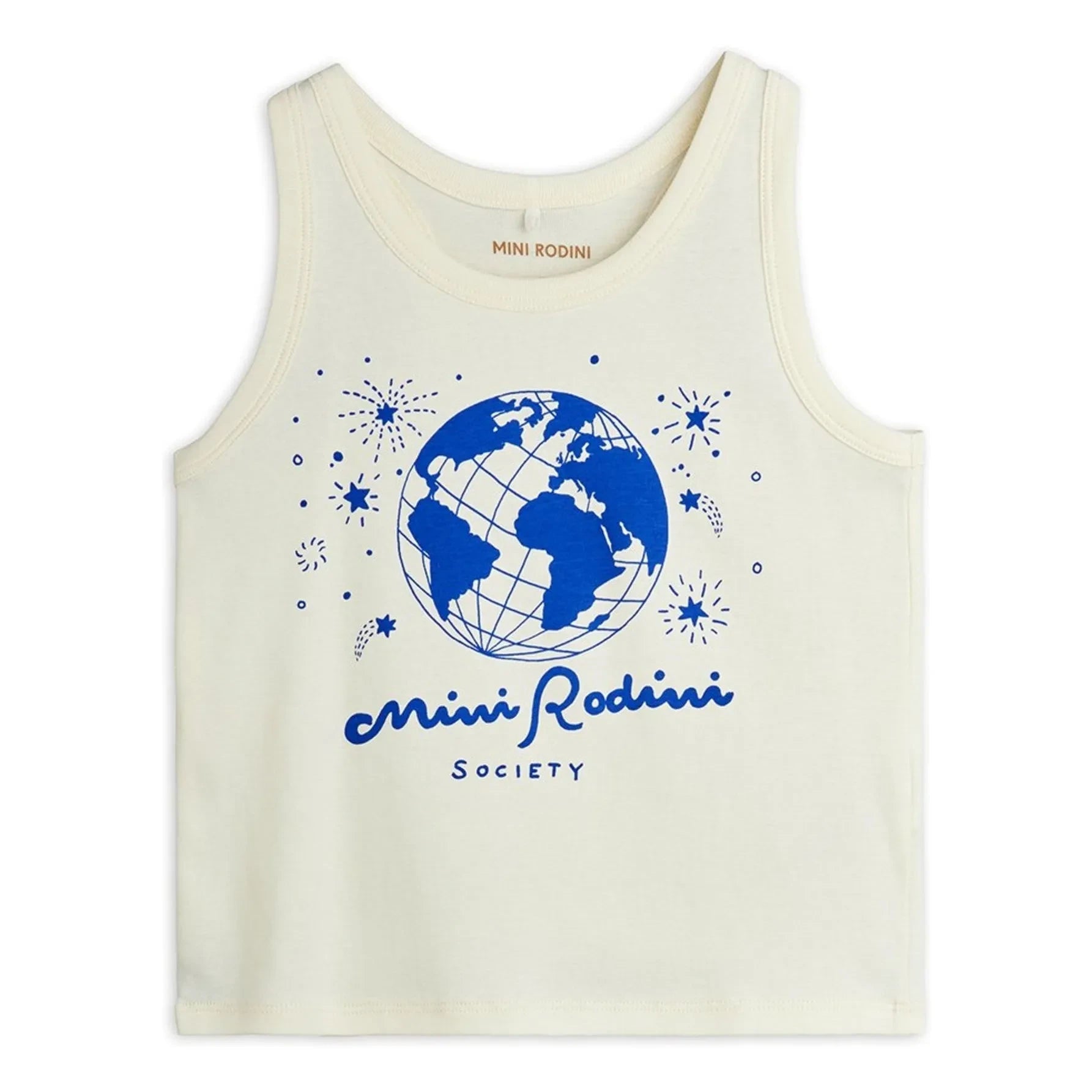 Mini Rodini - Society tank top Organic cotton | Ecru