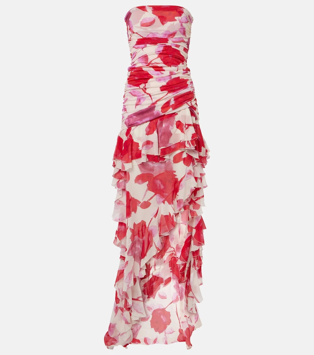 Blumarine - Georg ruffled asymmetric maxi dress