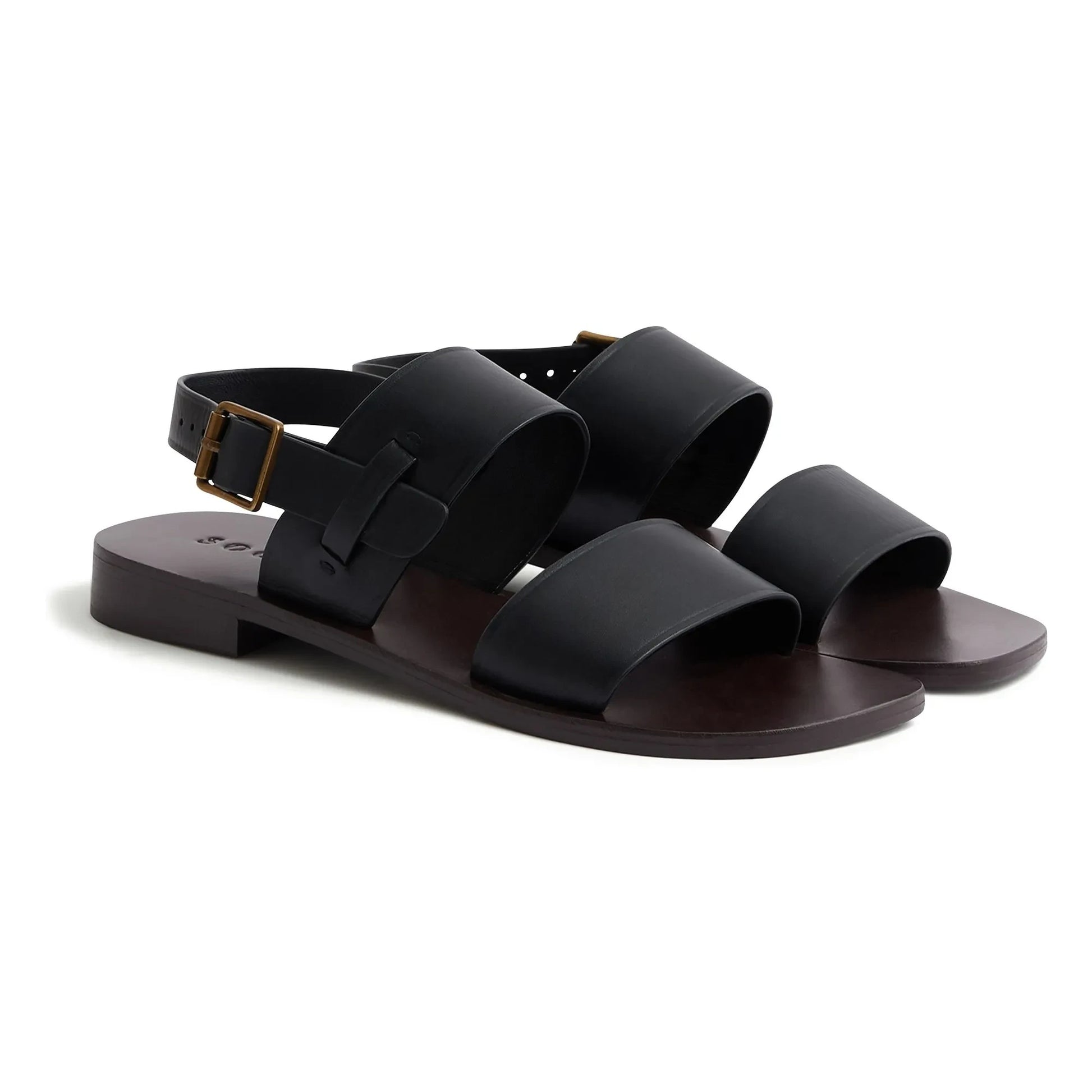 Soeur - Douglas Leather Sandals | Black